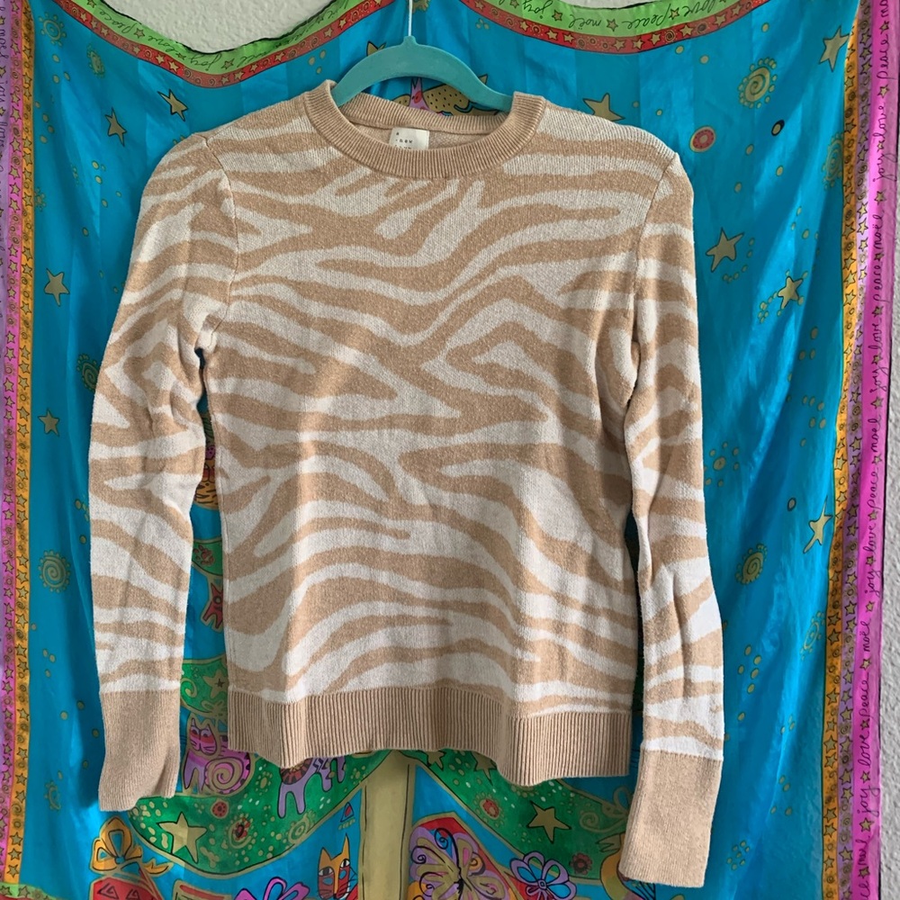 Animal print sweater!